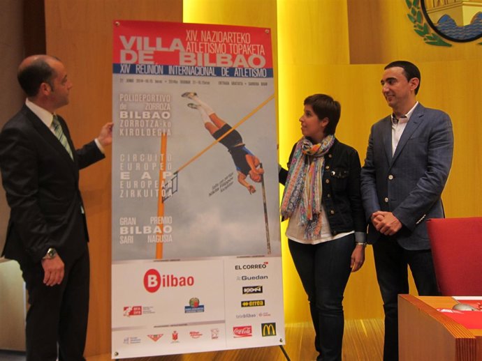 Presentación de la Reunión de Atletismo Villa de Bilbao.