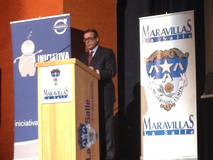 Germán López Madrid, en la entrega de premios de Iniciativa Volvo