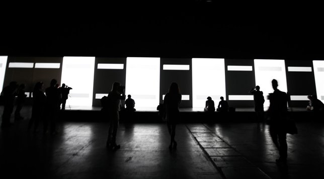 Instalación de Carsten Nicolai en el Festival Sónar