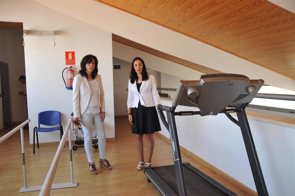 Ceballos y Ortega durante la visita