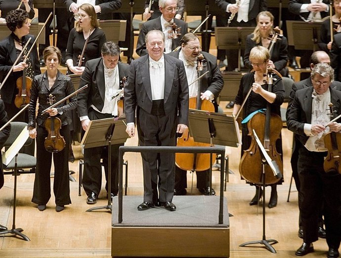 El maestro de Frübeck de Burgos en el Palau de lal Música 