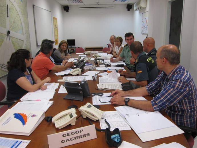 Reunión Del CECOP En Cáceres