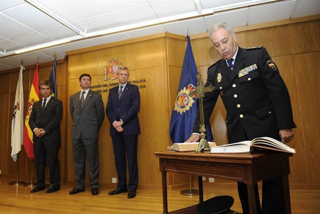 Toma de posesión del nuevo jefe superior de Policía de Galicia