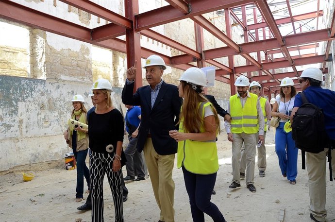 Visita a las obras del Centro de Negocios San Agustín de Jerez