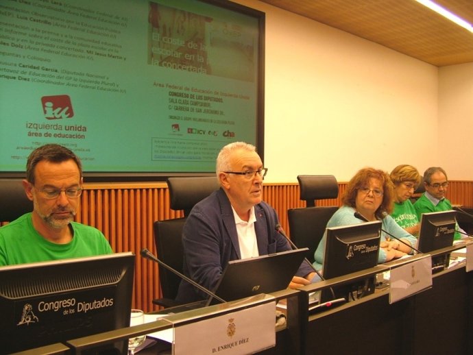 Presentación informe sobre coste de plazas escolares