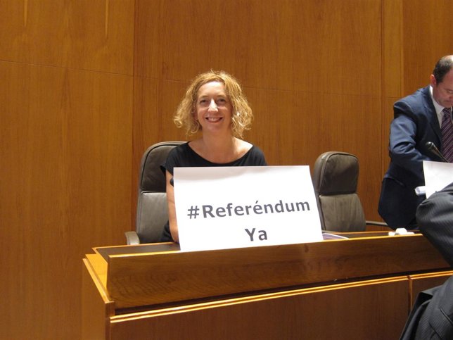 Patricia Luquin (IU), en la sesión plenaria