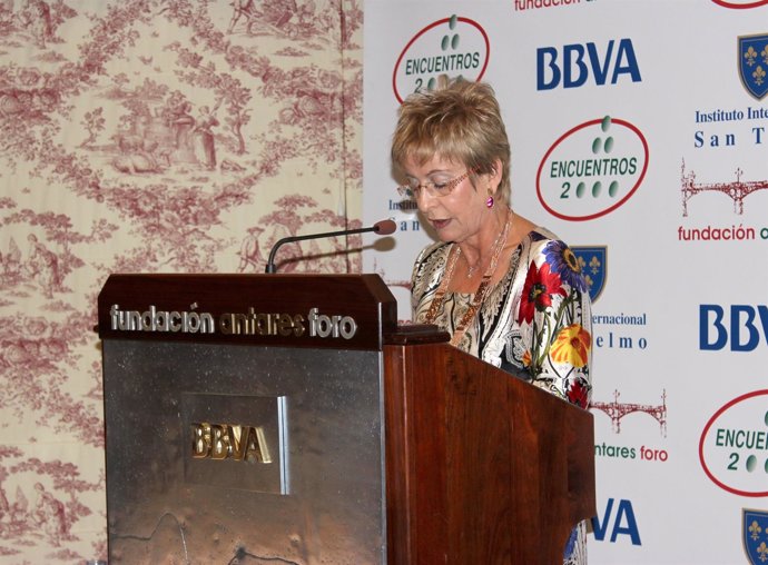 Elena Víboras, durante su intervención
