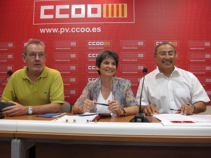 Presentación de la denuncia de CCOO por la gestión en RTVV