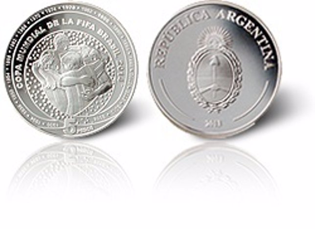 Moneda conmemorativa Mundial Brasil 2014, BCRA
