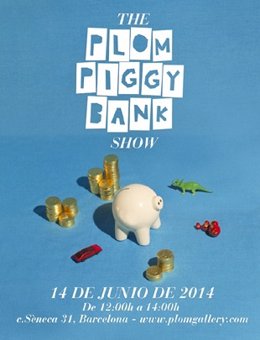 Exposición The Plom Piggy Bank Show, arte para niños