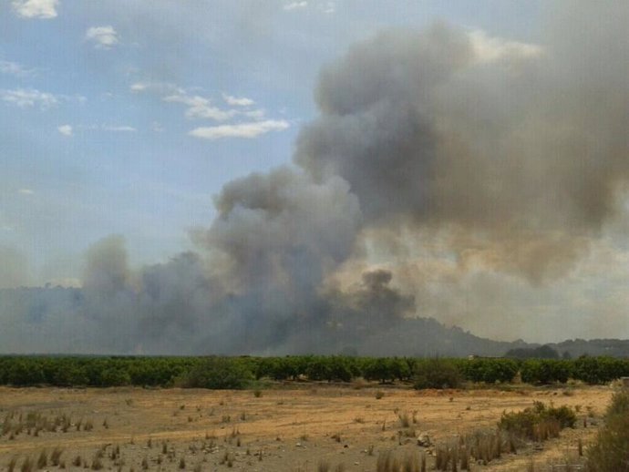 Incendio de Cumbres de Calicanto (Chiva)