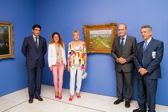 Baronesa Thyssen inaugura la exposición temporal de Darío de Regoyos en Málag