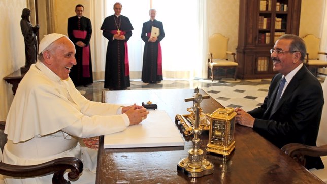 El Papa recibe al presidente de la República Dominicana