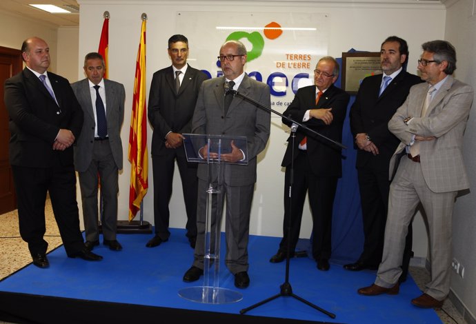 El conseller Felip Puig inaugura la delegación de Pimec en Terres de l'Ebre
