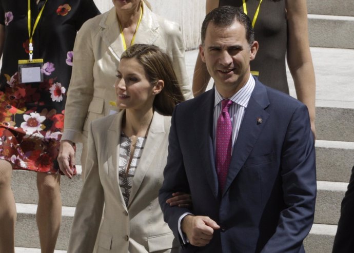 Los Príncipes presiden su último acto como Príncipes de Asturias