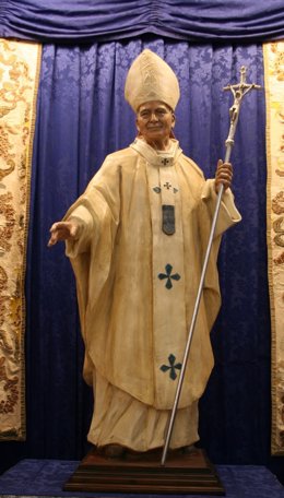 Imagen de Juan Pablo II en Huelva.