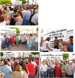 Momentos de la concentración.