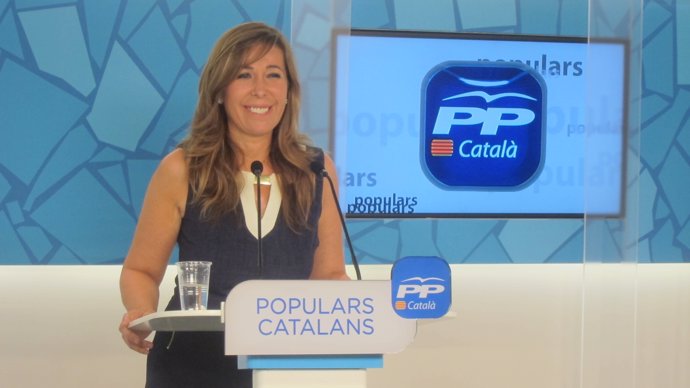 La presidenta del PP catalán, Alícia Sánchez-Camacho.