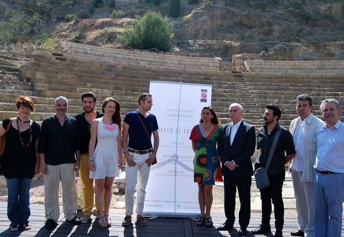 Luciano Alonso presenta 'Teatros romanos de Andalucía' Teatro Romano Málaga