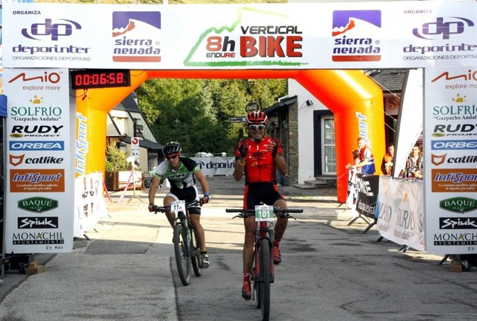 Manuel 'Triki' Beltrán tras ganar la I Vertical Bike