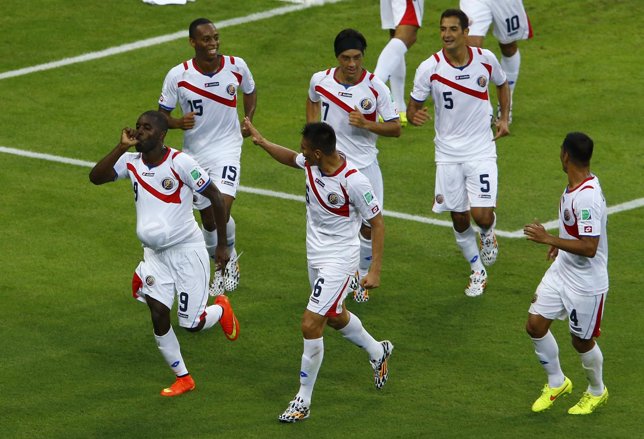Uruguay cae ante Costa Rica en el Mundial de Brasil