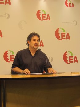 El secretario general de EA, Peio Urizar.
