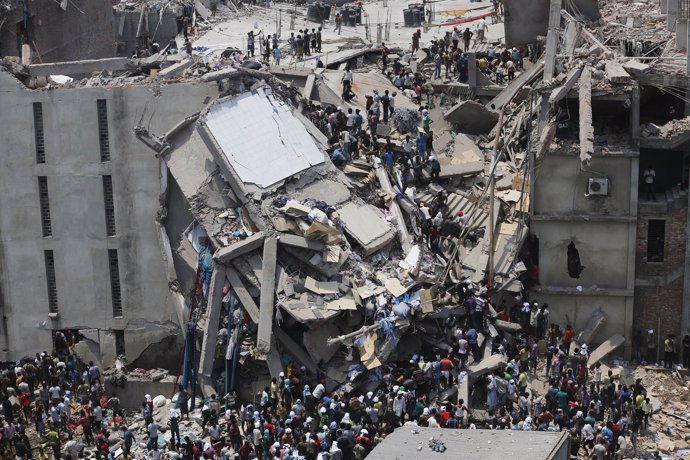 Derrumbe del Rana Plaza en Dacca, Bangladesh