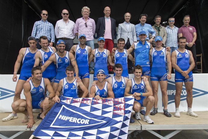 SD Remo Astillero con la XV Bandera Hipercor