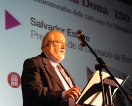 El presidente de la Diputación de Barcelona, Salvador Esteve