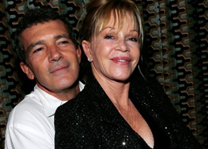 Melanie Griffith y antonio banderas en el juez por la custodia de los perros