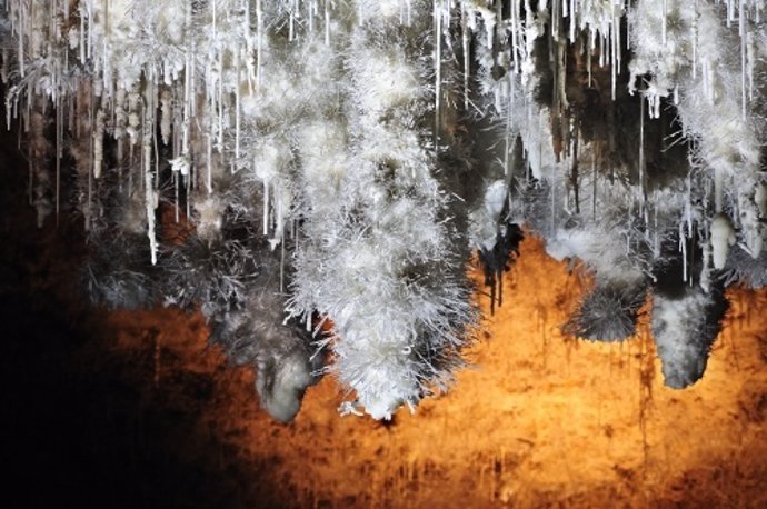 Imagen de la cueva de El Soplao (Cantabria)