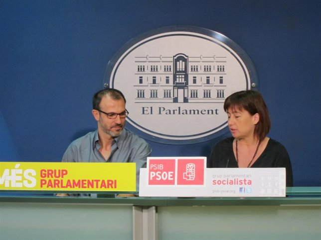 Biel Barceló y Francina Armengol