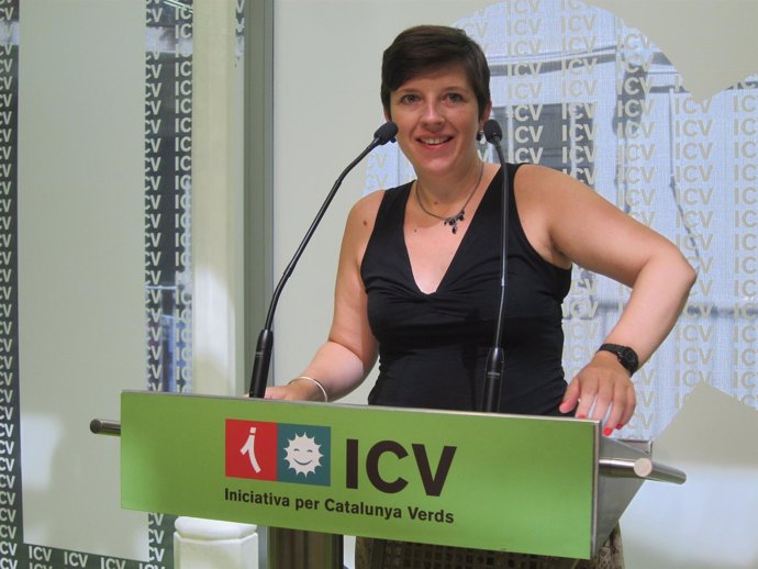 La portavoz de ICV en el Congreso, Laia Ortiz