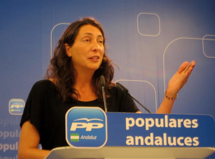 Dolores López Gabarro en rueda de prensa