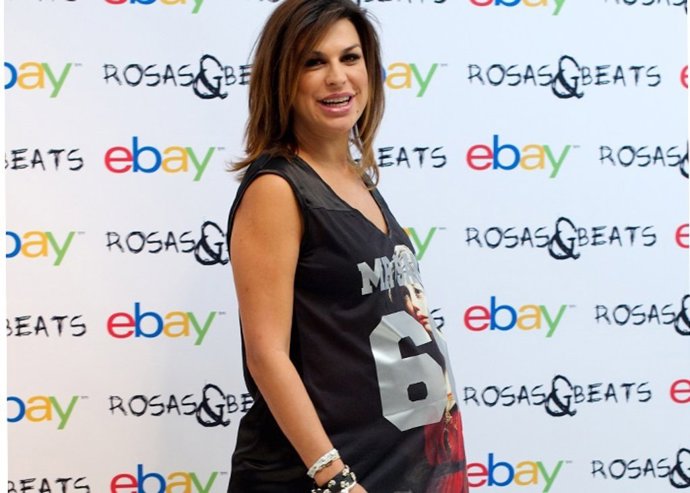 Raquel Perera en la presentación de camisetas Rosas and Beats
