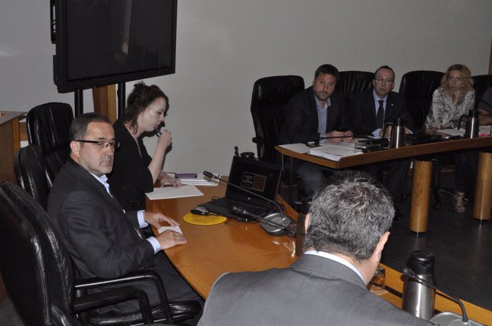 El presidente de Codesport, Agapito Iglesias, en la comisión de investigación.