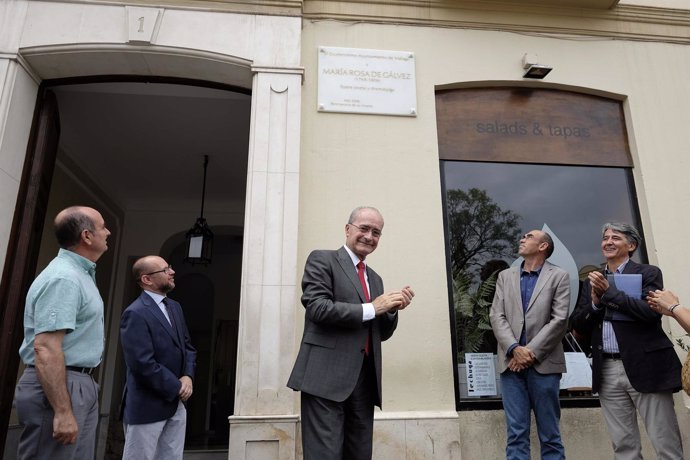 Plaza rosa de Gálvez Alcalde Málaga Francisco de la Torre IML