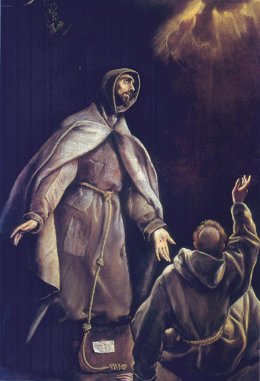 ÛLa visión de San Francisco',  de El Greco