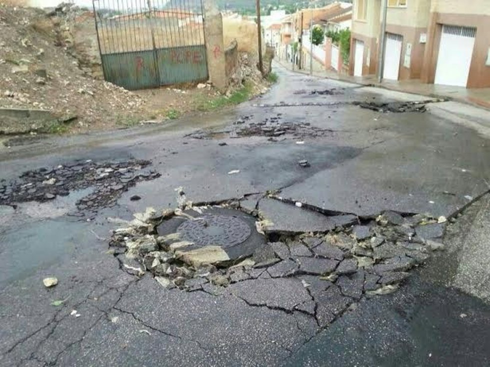 Desperfectos y daños ocasionados por lluvias y tormenta