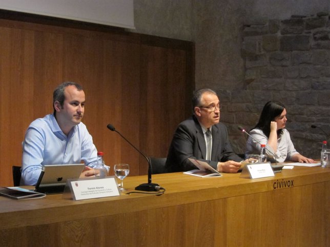 Fermín Alonso, Enrique Maya y Ane Izaola.