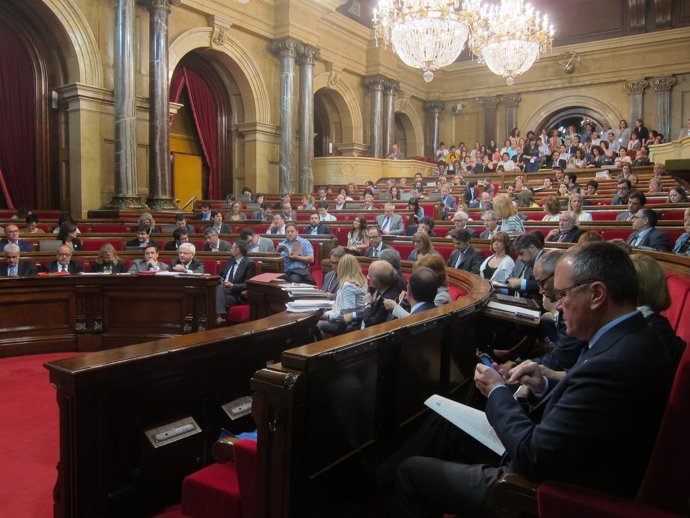 Pleno del Parlament de Catalunya
