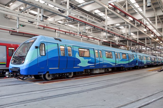 Trenes que CAF suministrará al metro de Estambul