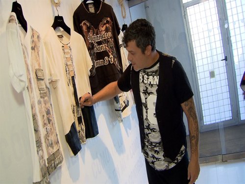 Alejandro Sanz y Raquel Perera presentan su primera colección de moda