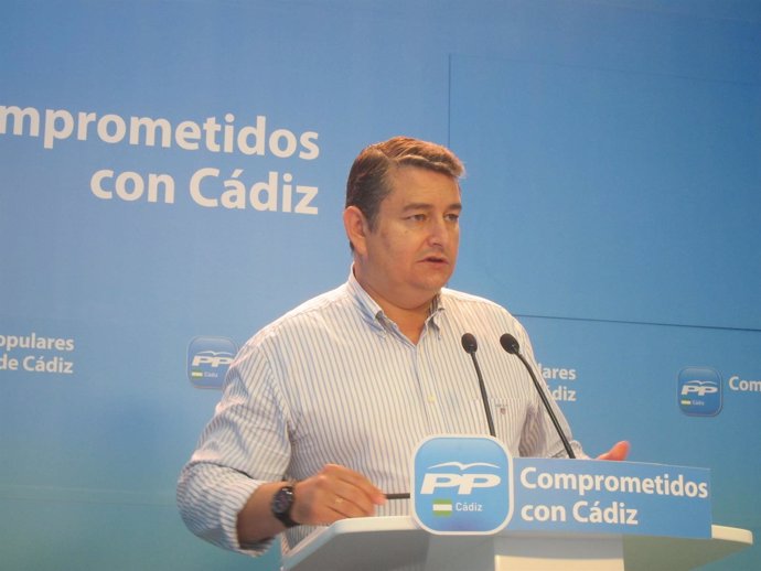Antonio Sanz en rueda de prensa