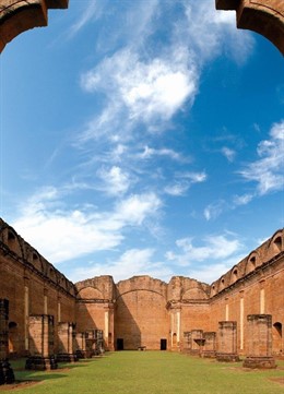 Fotografía de la exposición 'Las Reducciones Jesuitas del Paraguay'