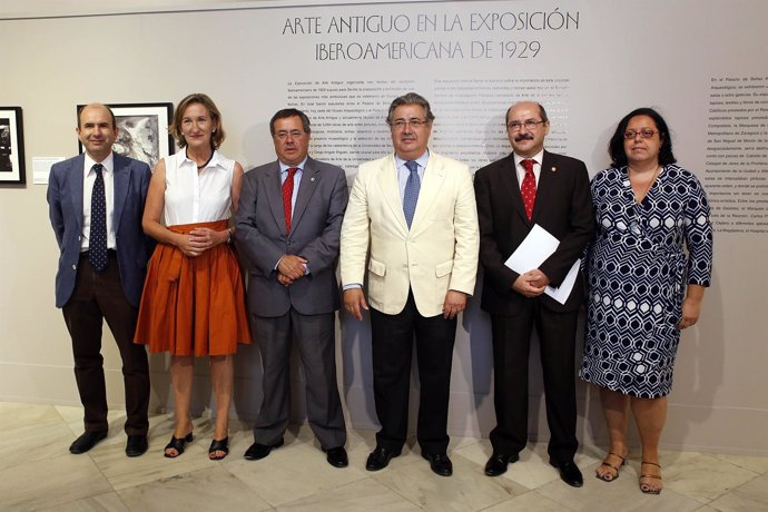 Inauguración de  'Arte antiguo en la exposición iberoamericana de 1929' 