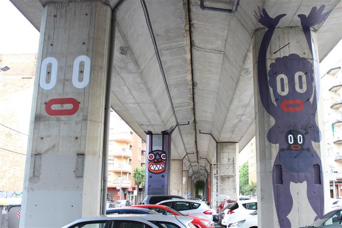Muestra de arte urbano en Girona