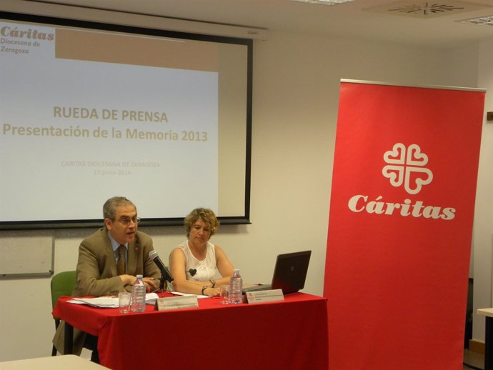 Presentación de la memoria de 2013 de Cáritas Zaragoza