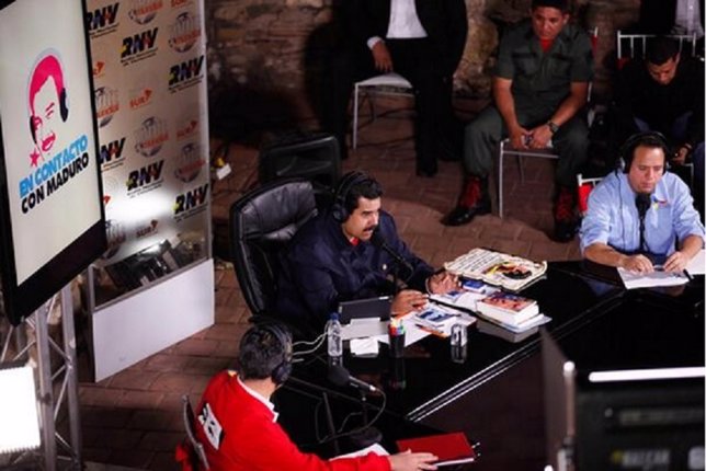 Nicolás Maduro en programa de radio