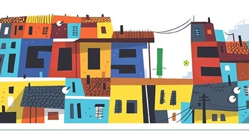 Doodle favelas brasil
